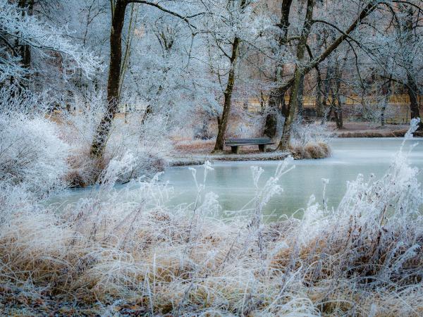 Innehalten im Winterwunderland