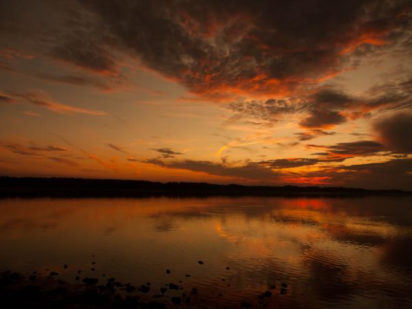 Sonnenuntergang am "Großen Teich"