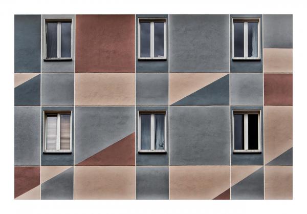 Häuserfront in Regensburg