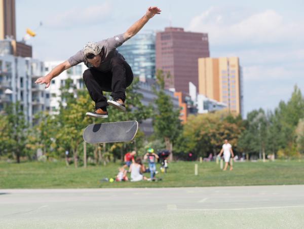 Skateboarder in Berlin