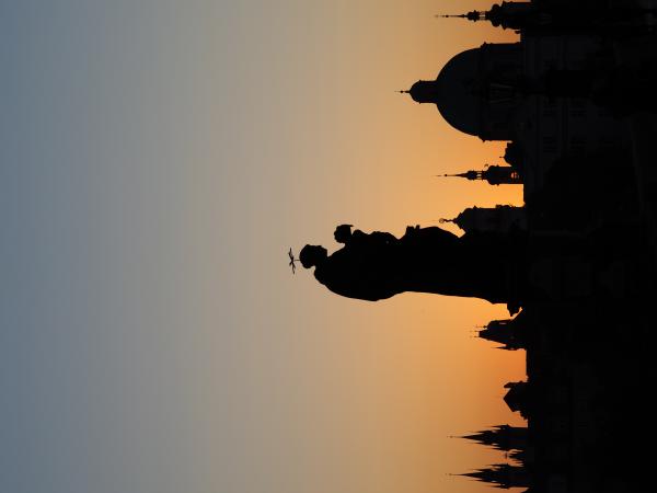 Sonnenaufgang in Prag
