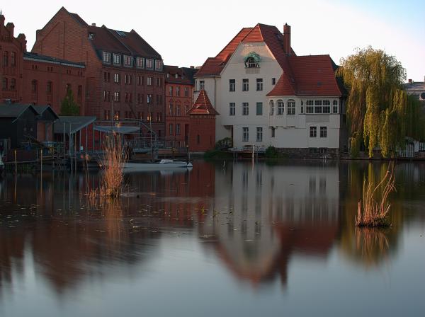 Blick zum Fischerkietz in Brandenburg an der Havel...