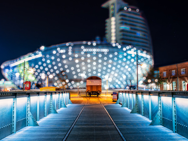 Nachts in Bremerhaven