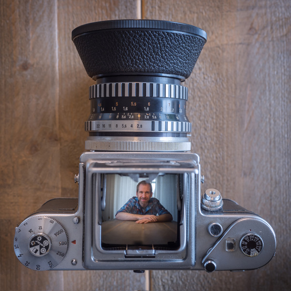 Lichtschacht-Selfi