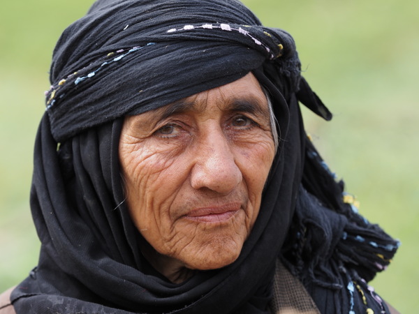 Nomadenfrau in Lorestan/Iran
