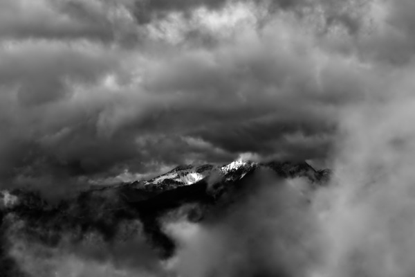 Nebel in den Bergen