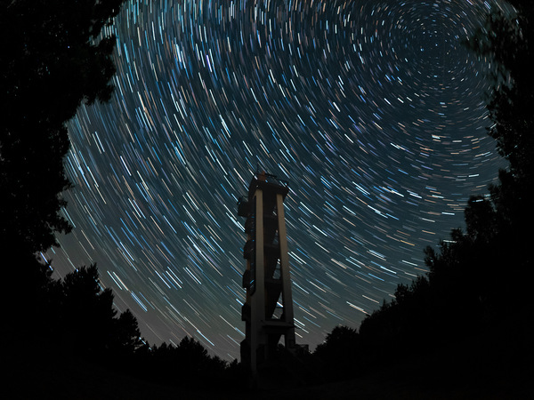 Startrails Neuberzdorfer Höhe