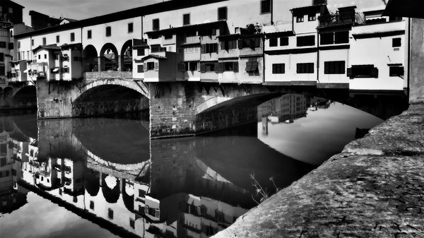 Ponte Vecchio Spiegelung