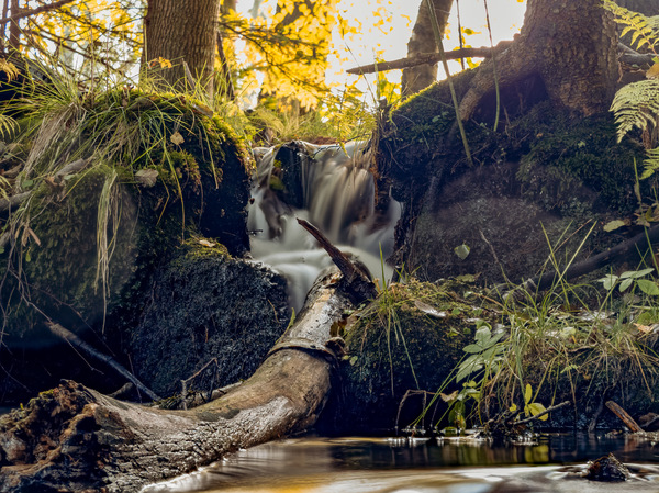 Ein kleiner Wasserfall-Stack
