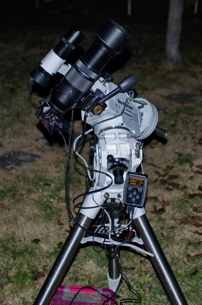 Detail Astrofotosetup für M33