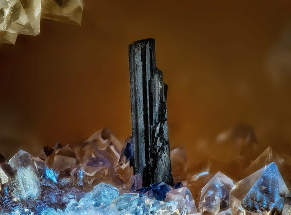 Markasit in einer Geode