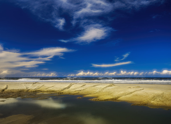 "Wässriger Strand"
