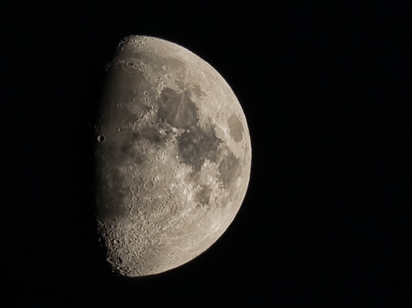 Unser Mond am 6.8.22