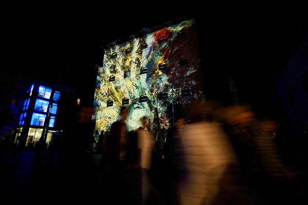 Lichtkunstfestival in Weilheim