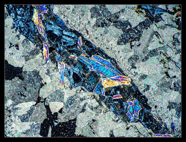 Einschluss in Serpentinit