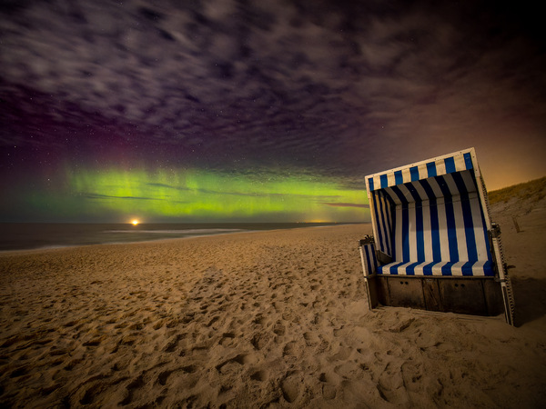Polarlichter über Sylt