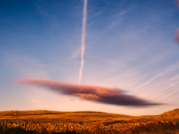 Abendwolke über dem Burren