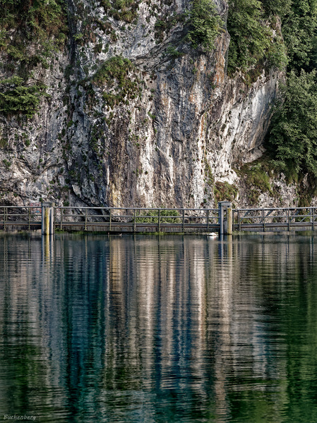Idrosee Anlegestelle am Campingplatz