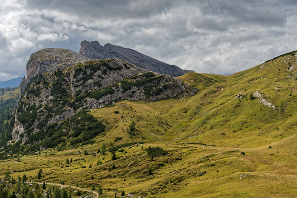 Piz Ciampei vom Valparola Pass