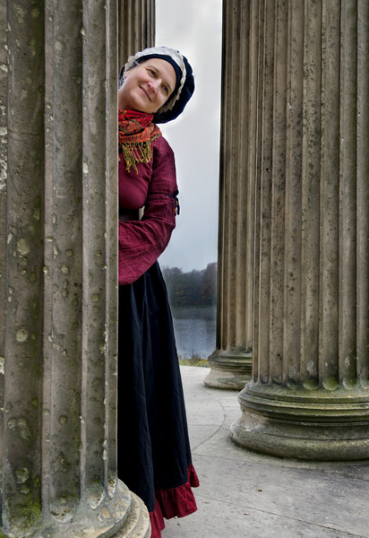 Steffi im mittelalterlichen Gewand