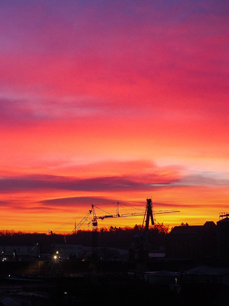 Morgens um acht…