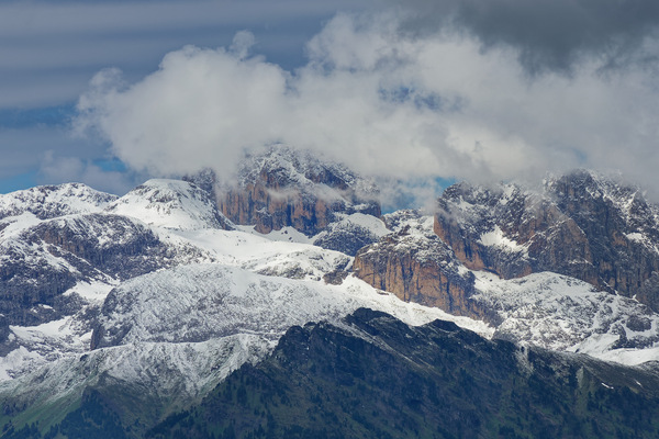 Die Bergwelt am Pordoijoch