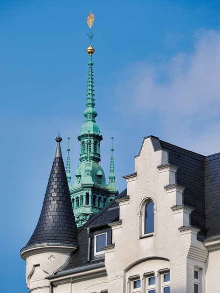 Der Rathausturm Hamburg