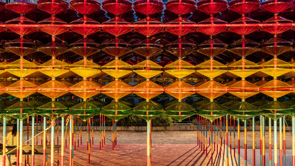 Filtered Rails Pavilion