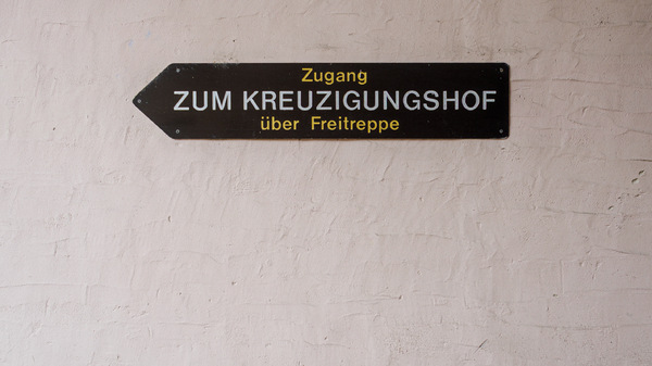 Zu Kreuze ...