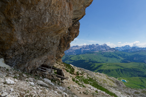 In der Sella unterwegs...