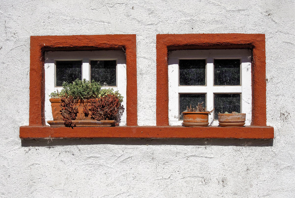 Nur 2 Fenster .... ind der Altstadt von Freinsheim