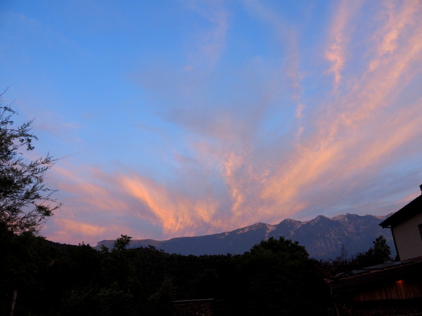 Wolken über dem Monte Baldo