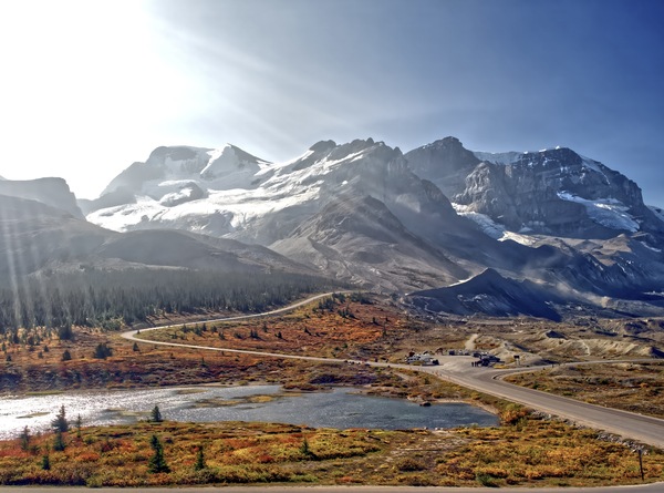 Gletscher am Eisfeld Parkway (Alberta, Can.)