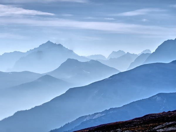 Die Rockys nahe Jasper