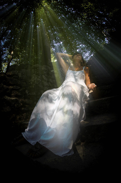 Aufgehübscht für das Fotobuch